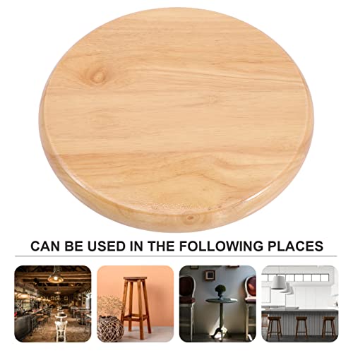 Veemoon Stool Chair Bar Stool Seat Replacement Wooden Round Chair Seat Barstool Accessories for Metal Chairs Stool 29.5CM Step Stool