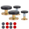 4pcs Headboard Stoppers,Stainless Steel and PP Plastic Anti-Shake Fixer,Bed Stoppers for Wall,Self-Adhesive Installation Fixing Tools Suitable fo