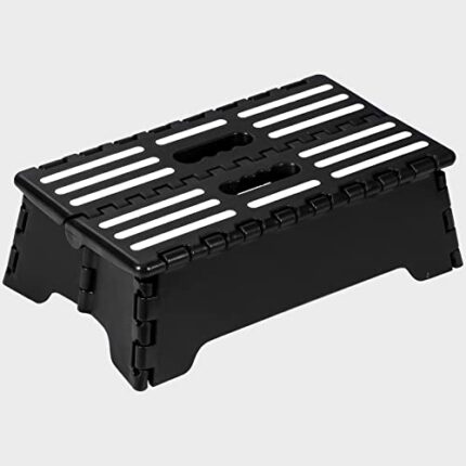 Folding Step Stool 5 Inch, Portable Step Stool for Adults with Handle, Foldable Stepstool for Kids Elderly, Suitable for Kitchen, Bathroom, Toile
