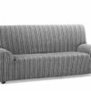 Martina Home Mejico - Elastic Sofa Cover 3 Plazas, 180 a 240 cm de ancho grey
