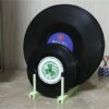 Vinyl Record Display Stand Drying Rack, Vinyl Record Storage 6-Album Display Holder Fits 12" or 7" 10" Record Album Lp’s, With soft silicone top