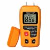 Proster Moisture Meters for Logs Damp Meter with Battery LCD Display Wood Moisture Tester Wood Moisture Meter for Firewood Paper Cardboard (Range