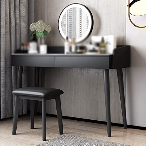 JYDQM Dressing Table Bedroom Makeup Table Makeup Makeup Stool Makeup Table Small Household