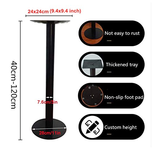 Round Base Frame Metal Bar Table Frame Bistro Table Furniture Foot Table Legs Kitchen Table Dining Table Side Table Frame Coffee Table Base Table