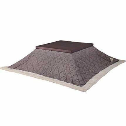 Azumaya Kotatsu Futon Square (75 x 75 Inches) Brown KK-101BR 100% Polyester Fabric