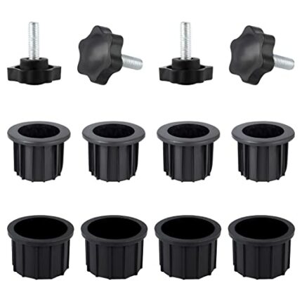 KINBOM Umbrella Stand Parts, 12pcs Patio Umbrella Base Parts Replacement with Hand Knob Screws Pole Mount Patio Umbrella Base Accessories for Pat