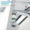 WasserRhythm Bathroom Sink Taps with Pop up Waste Mono Basin Taps Single Lever Chrome Hot and Cold Mixer Tap
