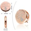 UJIMS Movie Inspired Princess Gifts Tangle Fans Compact Makeup Mirror for Her Adventurous Princess Fairy Story Gifts (TangleFansMirror)