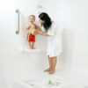 Bath Stools,Shower Seat Chair, Wall Mounted Bathroom Folding Shower Bench Seat,
