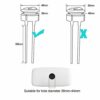 Poweka Toilet Button Flush Compatible with Geberit Impuls 250 Twico 1 Dual Flush Chrome Toilet Button Replace 261.200.00.1