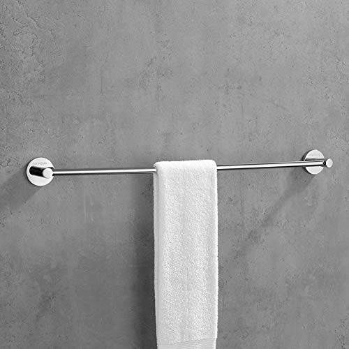 GRIFEMA IBIZA-G30101 Bathroom 60CM Single Towel Bar, Wall Mounted Brass Towel Rail, Chrome