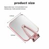 Magnifying Makeup Mirror,Double Sided Travel Handheld or Stand Mirror Foldable Makeup Mirrors for Makeup Application Tweezing Blackhead