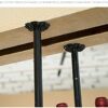 SUCHETA Hanging Wine Rack with Glass Holder and Shelf, Wine Racks Hanging Wine Glass Rack Under Cabinet Wine Rack Glass Holder Stemware Holder Wi
