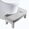 Toilet Stool Squat for Adults,Sturdy Plastic Portable Bathroom Toilet Step Poop Stool Healthy Gift for Seniors Everyone