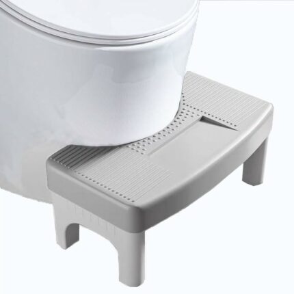 Toilet Stool Squat for Adults,Sturdy Plastic Portable Bathroom Toilet Step Poop Stool Healthy Gift for Seniors Everyone