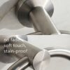 Towel Ring Brushed Nickel, Bath Hand Towel Ring Stainless Steel Round Towel Holder for Bathroom
