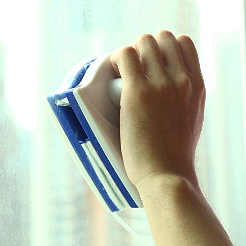 ALREMO HUANGXING - Magnetic Plastic Glass Cleaner, Anti-Drop Double Side Durable Window Cleaning Tool, for Home Office