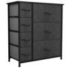 YITAHOME Chest of Drawers, Cationic Fabric 7-Drawer Storage Organizer Unit for Bedroom Living Room Closet, Sturdy Steel Frame, Easy Pull Fabric B