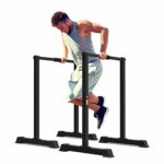 ZXYWW Power Tower Strength Training Equipment, Multi-Function Pull Up Bar & Dip Station Heavy Duty Workout Station, Home Exercise