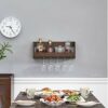 ZYZMH Log Wine Lac Hanging on the Wall Decoration Wine Rack Room Wine Rack Home Creative Bottle