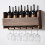 ZYZMH Solid Wood Wine Rack, Goblet Rack Wall Mount Wine Cabinet Wall Mount Wine Rack Restaurant Home