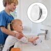 6 Pack Kitchen Bathroom Washing Basin Sink Overflow Covers & Rings, Chrome Plating Round Sink Overflow Cap, Cover Insert in Hole Spares(3 Rings &