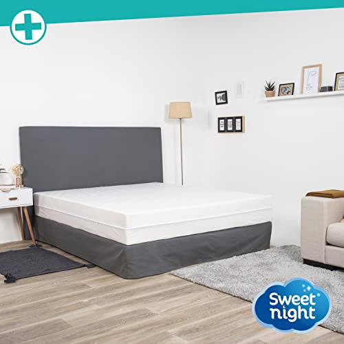 SWEET NIGHT Sweetnight – Full Cover 100 x 200 cm Bed Bug and Anti-Dust Mite | Fully Protects Your Mattress | Zip Closure | No Chemical Treatment