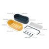 Towel Rack Wall Mounted Bathroom Shelf Self Adhersive Storage Basket with Hook for Household Kitchen Bathroom
