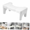 Healvian stools toilet stool foot stool shower stool poop stool bathroom stool bath stool small stool footstool for toilet household non-slip sto