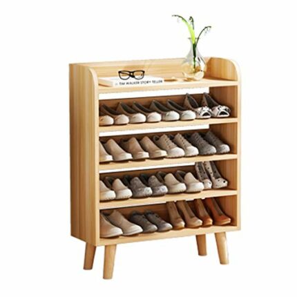 LILIKY Shoe rack Multi-layer storage shoe rack Slipper frame Mini space saving Home creative storage Simple multi-layer small shoe rack (Size : 5