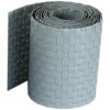 workingHOUSE Polyrattan Privacy Screen Strips for Double Bar Mesh Weatherproof Strips for Fence, Balcony and Terrace - Maintenance-Free and Easy