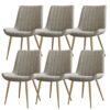 Kitchen Dining Room Furniture Chairs Dining Chairs Set Of 6,PU Leather Kitchen Chair Modern Simplicity Bedroom Marriage Room Balcony Sofa Chair D