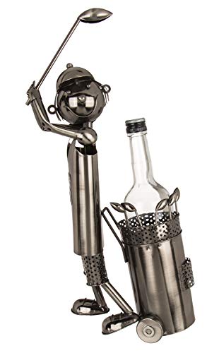 Metal bottle holder, Golf Player