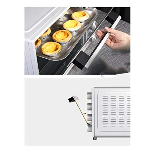 KKYKP Brushed Stainless Steel, Desktop Electric Oven, Large Oven, Silver, Stainless Steel,