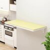 ZAKSEM Wall Table Folding Kitchen Wood Dining Tables Living Room Furniture Kitchen Multipurpose Computer Laptop Desk Space Saving White-120 40cm