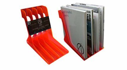 Audio Anatomy Vinyl Record Stand for Stylish Storage of up to 40 LPs/Made of Durable and Lightweight High Impact Polystyrene/Suitable for 12 Inch