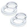 Shiwaki 3 Sets 2 Inch Patio Table Umbrella Hole Ring and Cap Set, Standard Size Umbrella Thicker Hole Ring Plug and Cap Set Table Umbrella Hole R