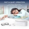 CO-Z Ultrasonic Jewellery Cleaner,46kHz 360 mL Ultrasonic Cleaner with Stainless Steel Basin, 18W Sonic Cleaner for Eyeglasses, Rings, Watch, Coi