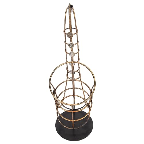 Airshi Saxophone Wine Rack, Wine Bottle Holder Rustproof Handcrafted Metal Practical Fashionable Durable for Bar