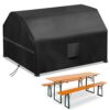 Cover Beer Tent Set 180 x 120 x 75 cm Weatherproof, Heavy Duty 420D Protective Cover Beer Tent Set Beer Table Set Heurig Set Marquee Set Beer Tab
