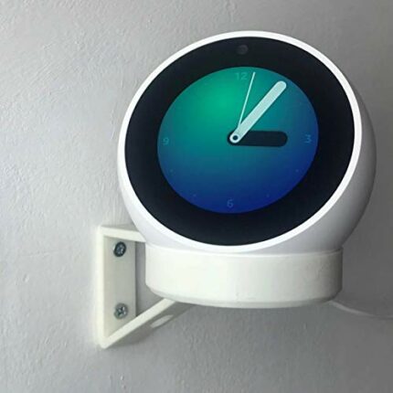Echo Spot Adjustable Wall Bracket / Mount in White