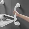 Bath Stools,Shower Stool Folding Non-Slip Shower Seat Folding Seat Bath Aid Wall Mounted Safety Seat Shower Aid Bath Stool Old Man Bathroom Chair
