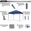 ABCCANOPY 2x2M Pop Up Gazebo Commercial Gazebo With Upgraded Roller Bag, 4 Weight Bags, Stakes and Ropes(Navy Blue)