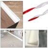 39Inch/1M Shower Threshold Water Barrier, Wet Room Bathroom Kitchen Floor Water Dam, Shower Tray Sealing Strip, Sink Bathtub Countertop Water Ret