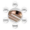 HIGOH Towel Racks, Bathroom Towel Rack Wall Mounted Towel Holder,Rose Bath Towel Bar,Bathroom Towel Rail,Brass European Towel Rack Towel Holder,A