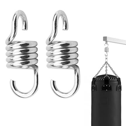 Xiaowenmy 2 Pieces 1100LBS Heavy Duty Spring Hammock Chair Spring Porch Swing Springs Hook Suspension Swing Extension Spring for Boxing Bag (Load
