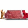 2 Pack Furniture Clear Cover Plastic Duty Water and dustproof Resistant Sofa Slipcover Plastic Sofa Cover Protection Covers for Moving Long Term,