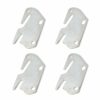 ZYAMY 4pcs Universal Wood Bed Rail Hook Plates Bed to Catch Hook Plates for Footboard Frame, Bed Frame Bracket Headboard