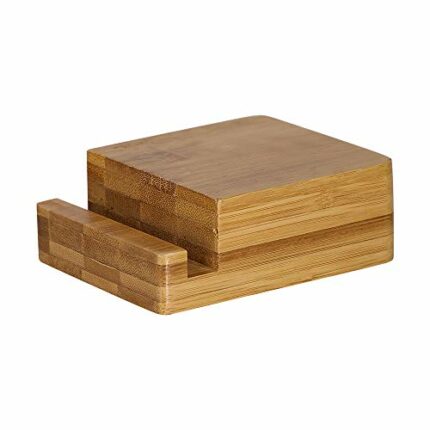 Natural Tabletop Vinyl Record Stand Holder Vinyl Record Storage Display Stands- - Showcase Your Now Playing Album Cover - Minimalistic & Elegant