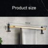 HIGOH Towel Racks, Towel Rail for Bathroom,Bathroom Hand Towel Holder Bathroom Rack Single Towel Bar,Hand Towel Holder,Toilet Wall Hanging Light